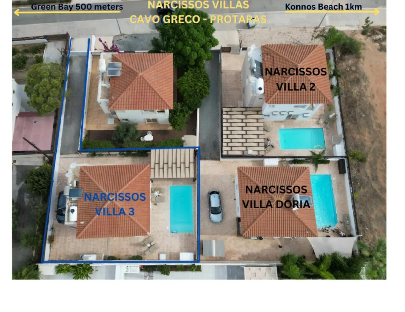 פרוטאראס Narcissos Villa 3